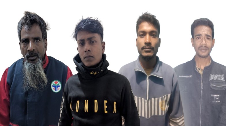 রাজশাহী মেট্রোপলিটন পুলিশ কর্তৃক মাদকবিরোধী অভিযানে ৪ জন আটক; গাঁজা-ইয়াবা-ট্যাপেন্টাডল ট্যাবলেট উদ্ধার