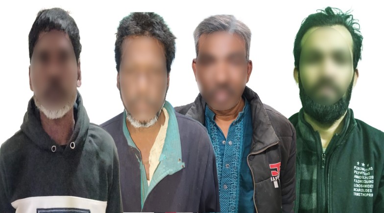 রাজশাহীতে আরএমপির মাদকবিরোধী অভিযানে ৪ জন গ্রেপ্তার; হেরোইন, চোলাই মদ, ট্যাপেন্টাডল ও ইয়াবা উদ্ধার