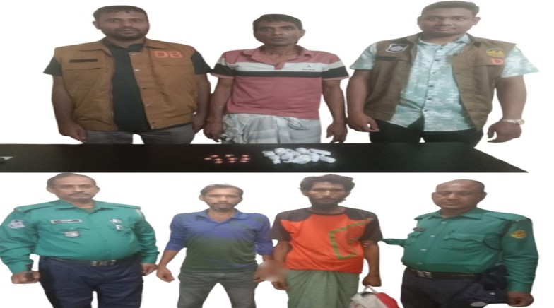 রাজশাহীতে আরএমপি'র মাদকবিরোধী অভিযানে ৩ জন মাদক ব্যবসায়ী গ্রেপ্তার; গাঁজা ও ট্যাপেন্টাডল ট্যাবলেট উদ্ধার