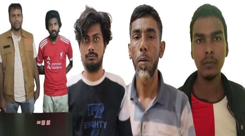 রাজশাহীতে আরএমপি’র মাদকবিরোধী অভিযানে ৪ মাদক ব্যবসায়ী গ্রেপ্তার; ট্যাপেন্টাডল ট্যাবলেট উদ্ধার