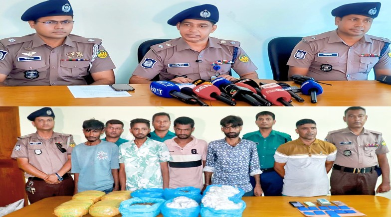 রাজশাহীতে আরএমপি'র চন্দ্রিমা, বোয়ালিয়া ও রাজপাড়া থানার মাদকবিরোধী অভিযানে ৫ জন মাদক ব্যবসায়ী গ্রেপ্তার; ২,০৫৫ পিস ইয়াবা ও ১৫ কেজি গাঁজা উদ্ধার
