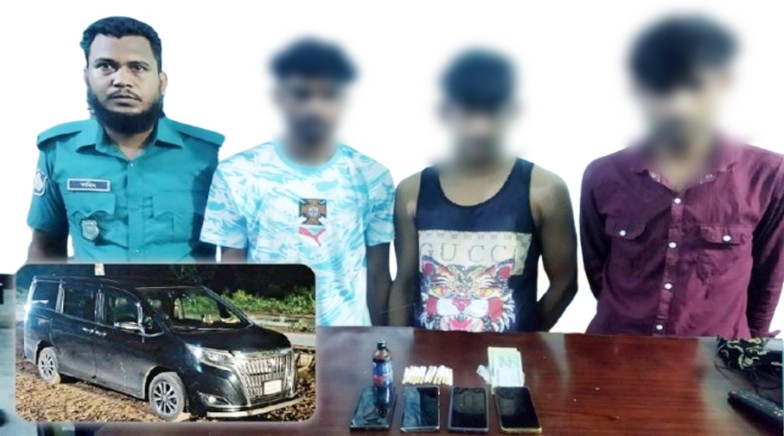 রাজশাহী মহানগরীতে আরএমপি’র যৌথ বিশেষ চেকপোস্ট অভিযানে ৩ মাদক ব্যবসায়ী গ্রেপ্তার; ফেন্সিডিল, গাঁজা উদ্ধার এবং নগদ অর্থ, মোবাইল ফোন ও মাইক্রোবাস জব্দ