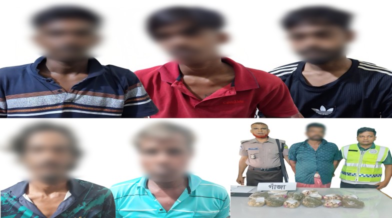 রাজশাহী মহানগরীতে আরএমপি’র বিশেষ মাদকবিরোধী টিমের পৃথক পৃথক অভিযানে ৬ মাদক ব্যবসায়ী গ্রেপ্তার; ট্যাপেন্টাডল, ইয়াবা ট্যাবলেট, গাঁজা উদ্ধার; নগদ অর্থ জব্দ
