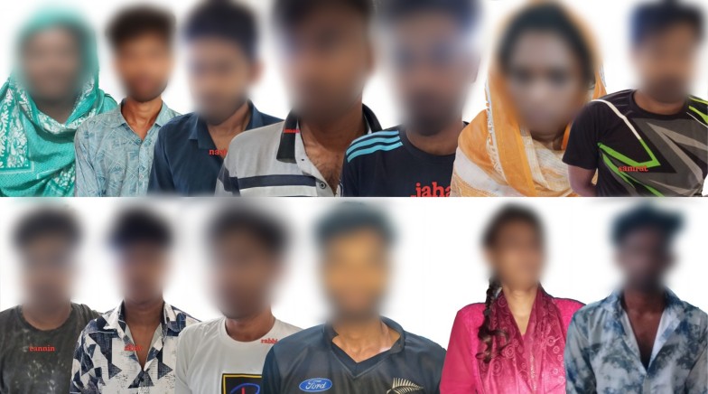 রাজশাহী মহানগরীতে আরএমপি'র মাদক বিরোধী অভিযানে নারীসহ ১৩ মাদক ব্যবসায়ী গ্রেপ্তার; গাঁজা, ইয়াবা, ট্যাপেন্টাডল ট্যাবলেট উদ্ধার; নগদ অর্থ ও মোবাইল ফোন জব্দ