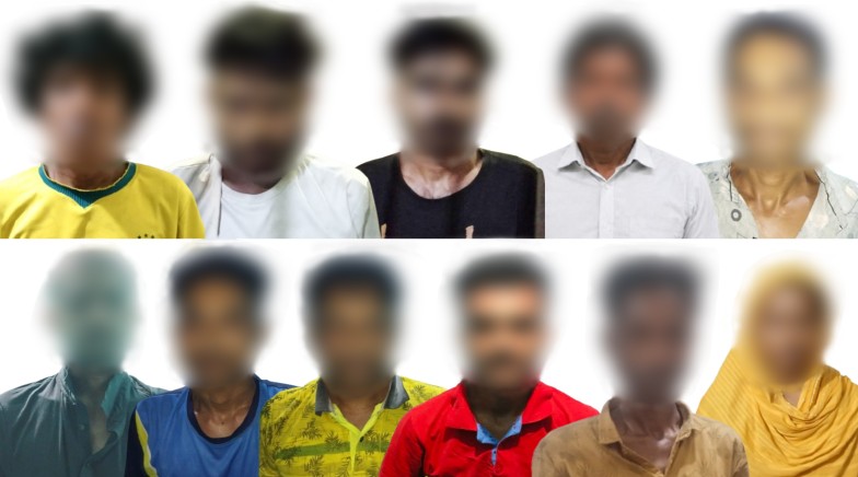 রাজশাহী মহানগরীতে আরএমপি’র মাদকবিরোধী অভিযানে নারীসহ ১১ মাদক ব্যবসায়ী গ্রেপ্তার; ট্যাপেন্টাডল, ইয়াবা ট্যাবলেট ও গাঁজা উদ্ধার; নগদ অর্থ ও ওজন মাপক যন্ত্র জব্দ